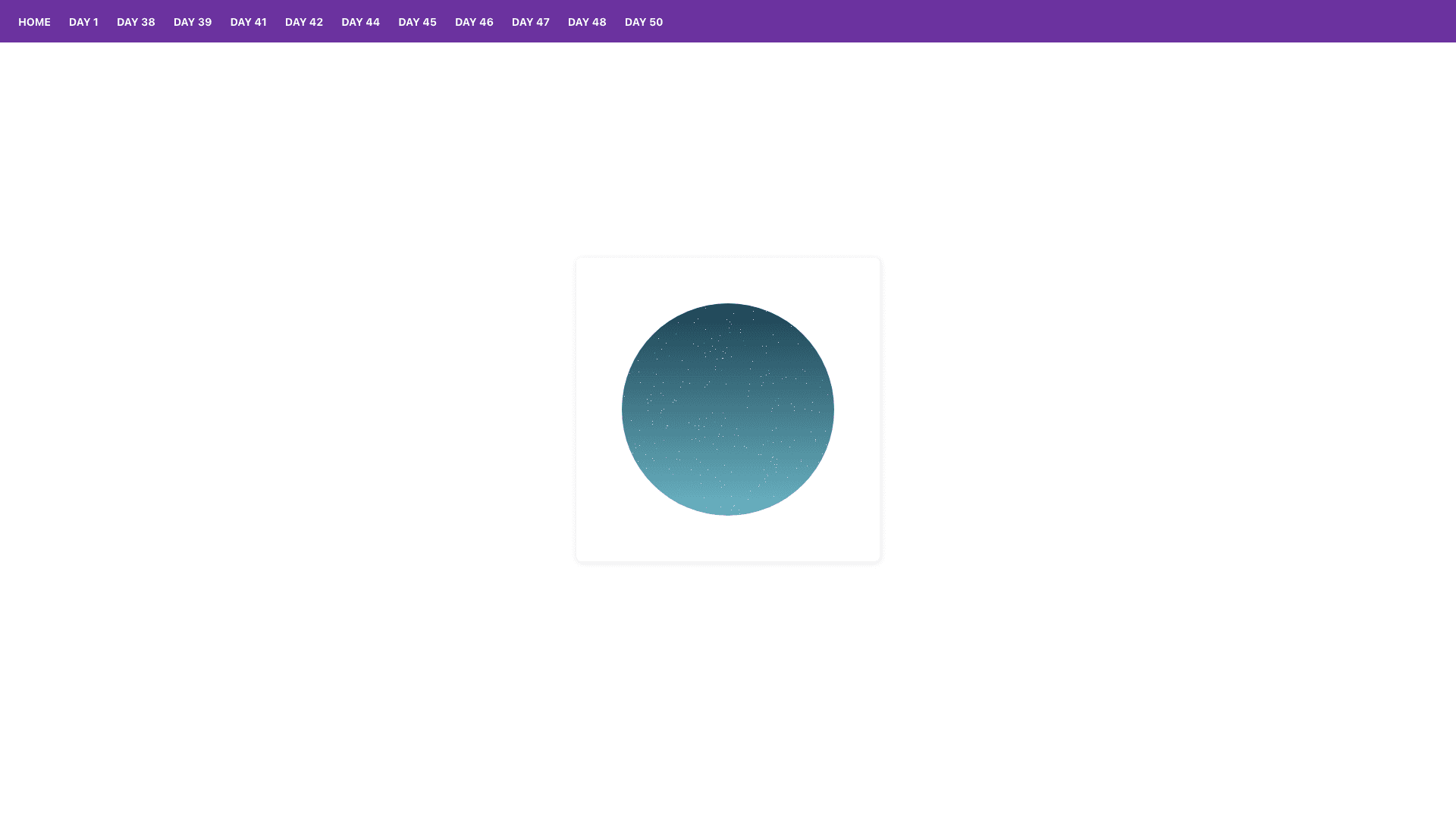 Day 42 - Starry Night Sky