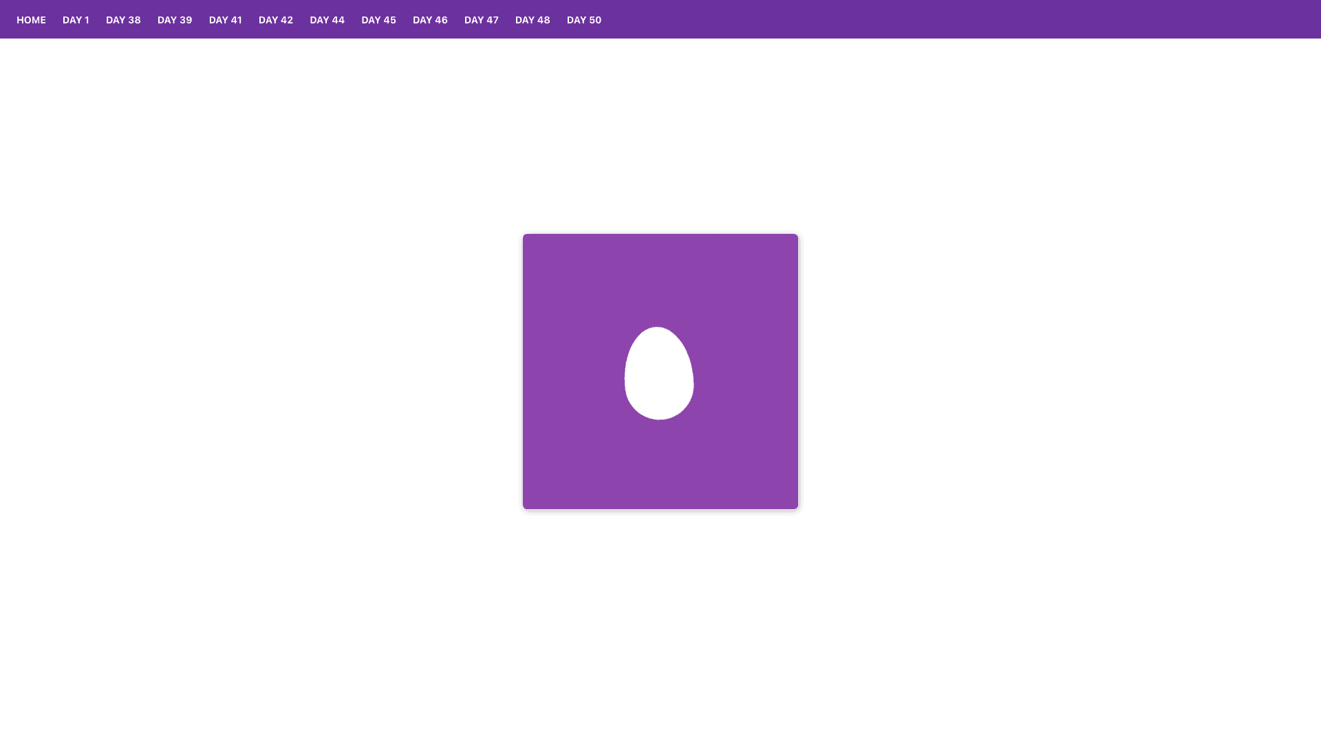 Day 50 - Physics-Based Bouncing Egg